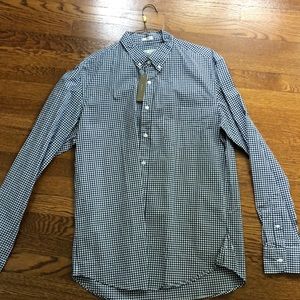 J. Crew black and white button down